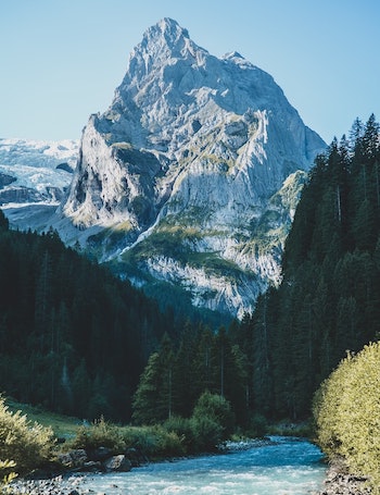 Imagery of a Swiss peak